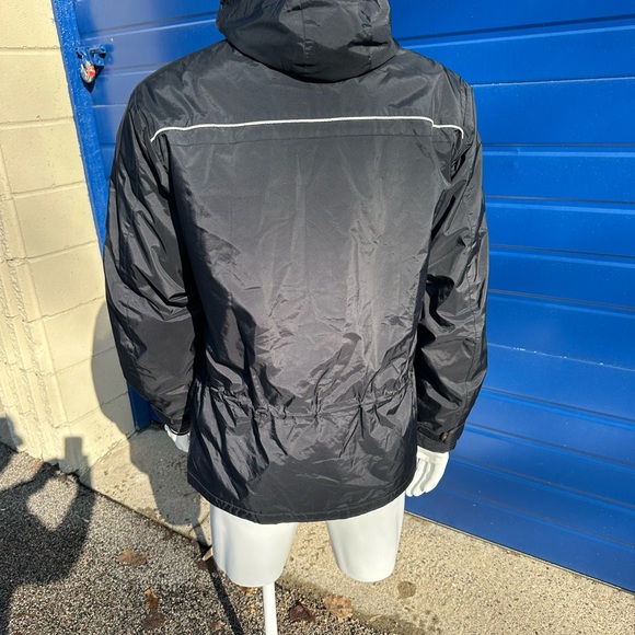 Bogner Mens Ski Snowboard Jacket Black w/white stripes Size XL 44 to 48 - Picture 5 of 12